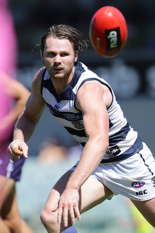 AFL 2016 NAB Challenge - Fremantle v Geelong Patrick Dangerfield starred with 30 possessions and two goals against Fremantle - ${keywords}